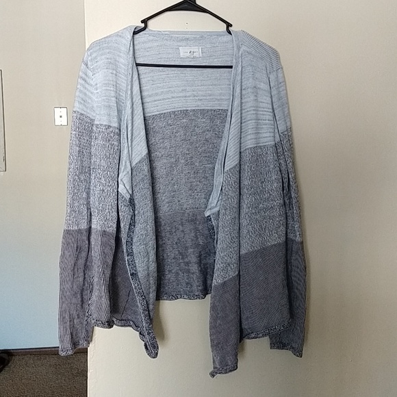 Anthropologie lou&grey drape front boho cardigan - Picture 1 of 5